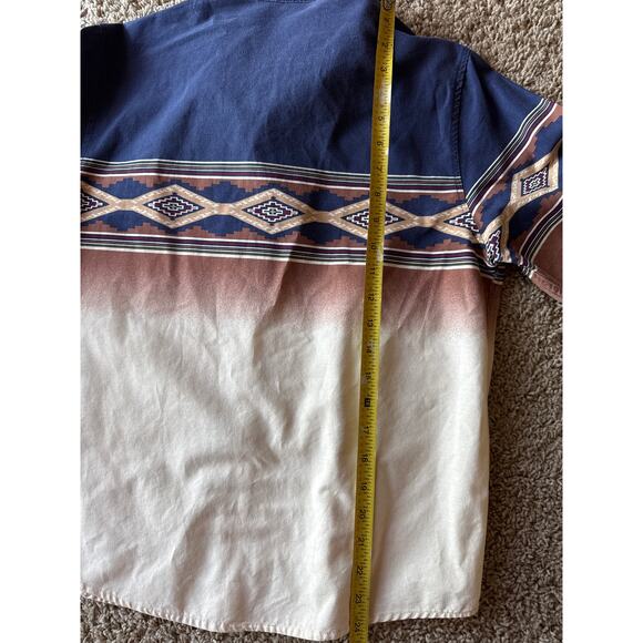 Vintage Panhandle Slim Brooks & Dunn M Women’s Santa Fe Western Button Up - Picture 6 of 7